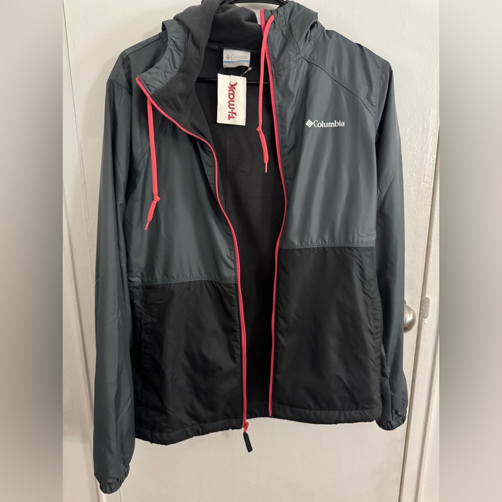 Columbia women’s fleece lined jacket water resistant size s ( no tag)